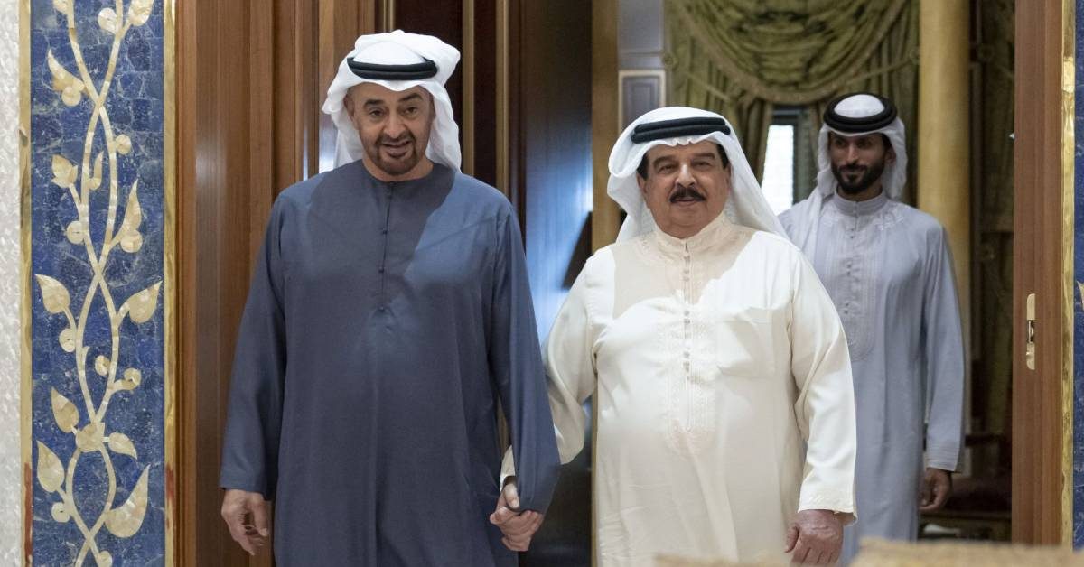 Bahrain king and UAE president