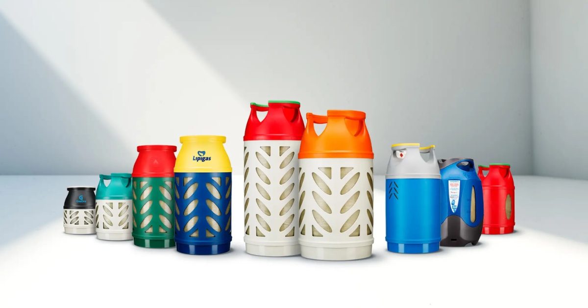Fibreglass gas cylinder